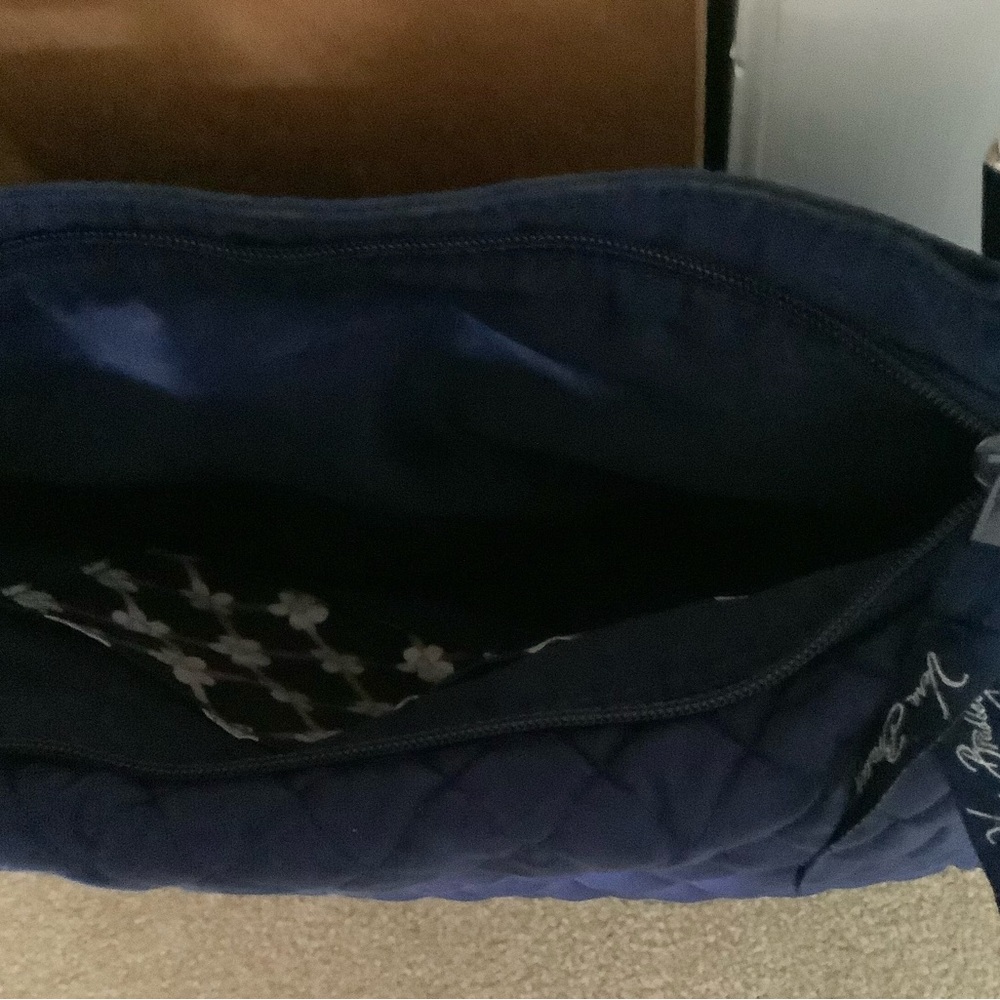 Quilted Navy Crossbody Bag with Adjustable Strap - Women's Crossbody - Picture 4 of 7